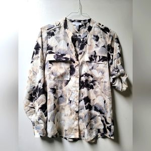 Calvin Klein Floral blouse M